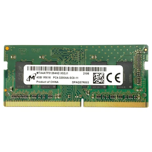 رم لپ تاپ DDR4 میکرون مدل MTA4ATF51264HZ-3G2 ظرفیت 4 گیگابایت